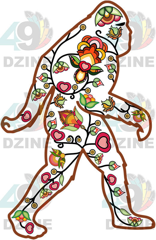 Bigfoot Animal Motif 1-M Various Sizes