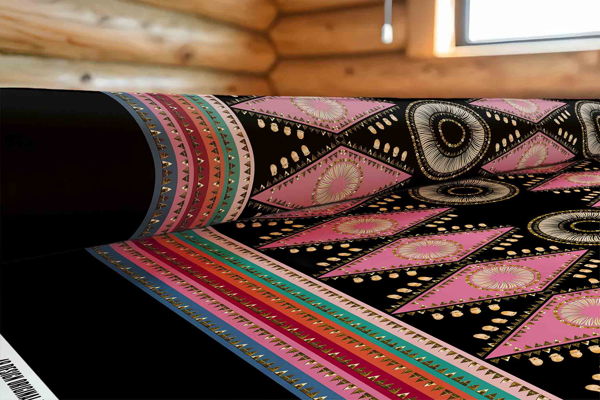 EOD- Elk Tooth Honor Black 42 Inch Cotton Poplin Pre Order