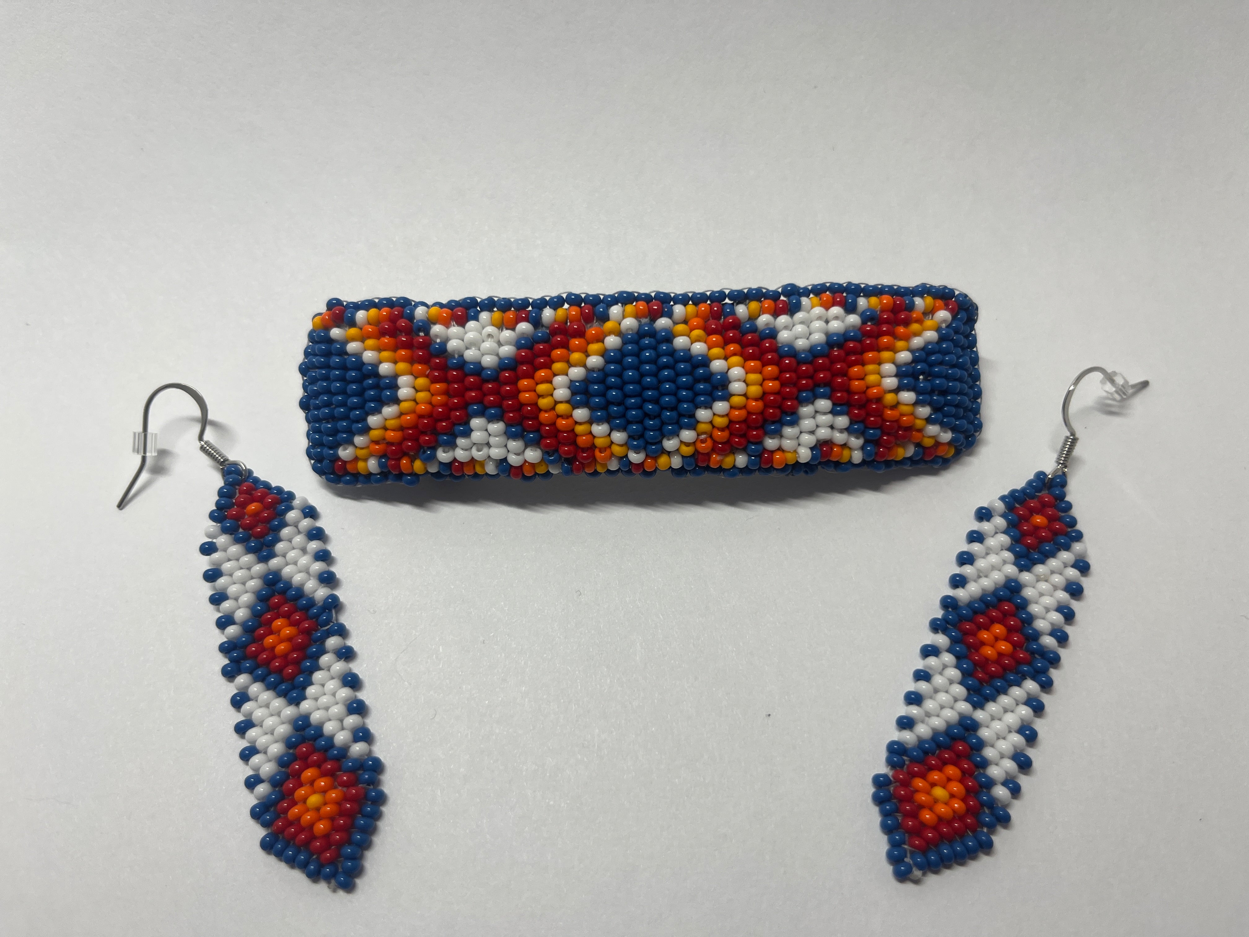 Brandon Swain Novlesky Hairclip/Earring Set