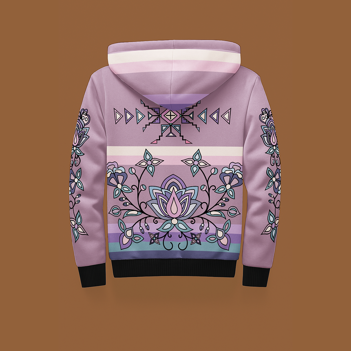 Snow Petal Spirit Women's Sherpa Hoodie