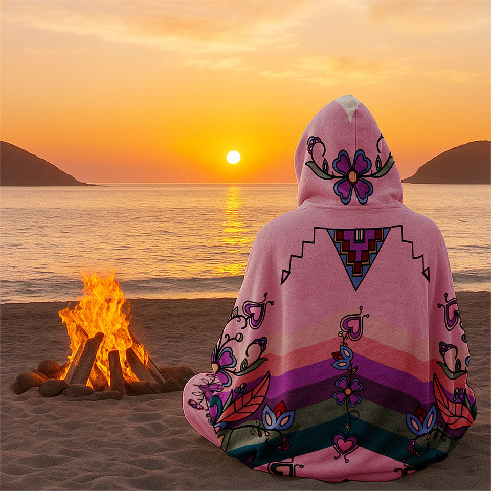 Frosted Leaf Spirit Hooded Blanket