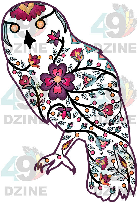 Owl Animal Motif 2-M Various Sizes