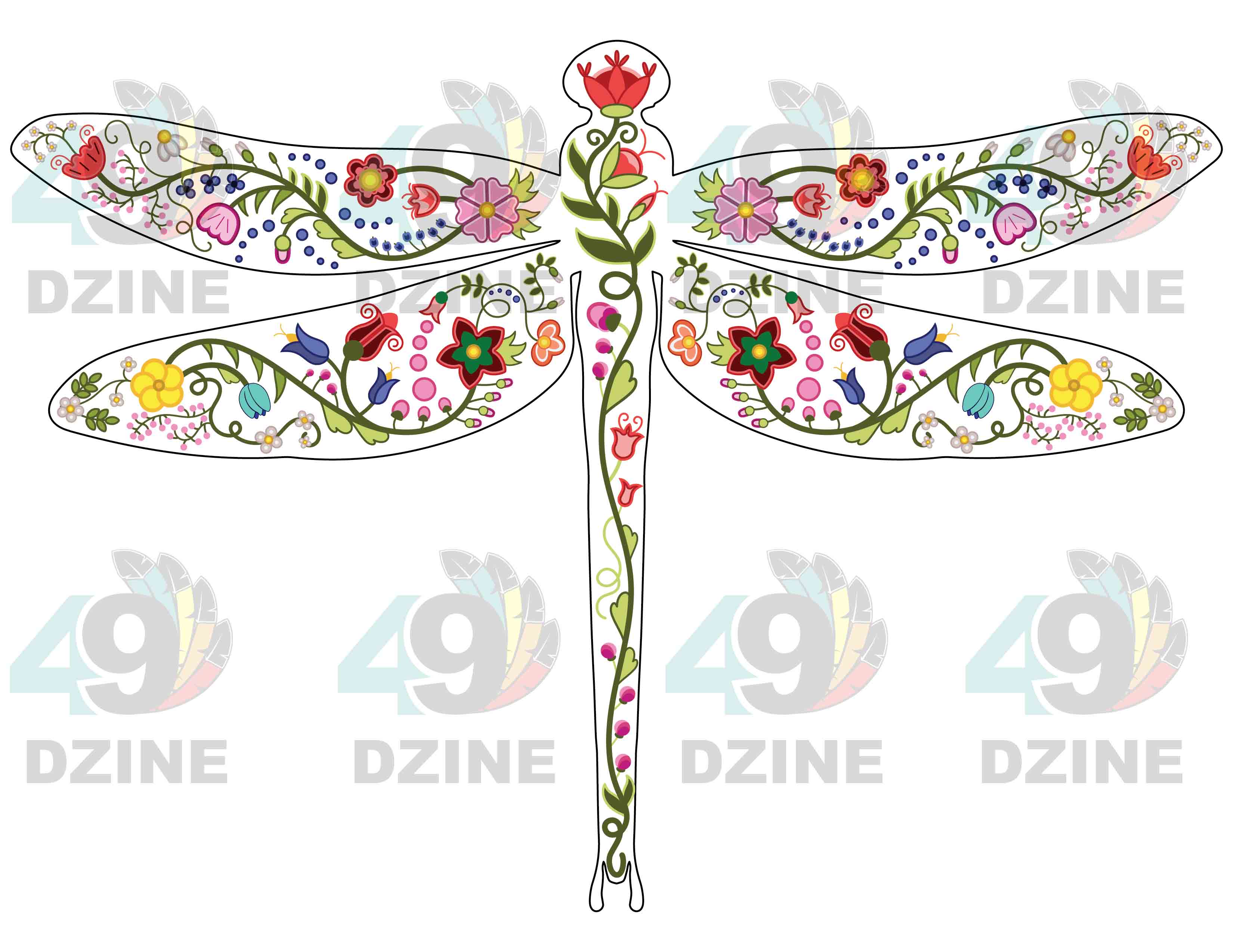 Dragonfly Sticker