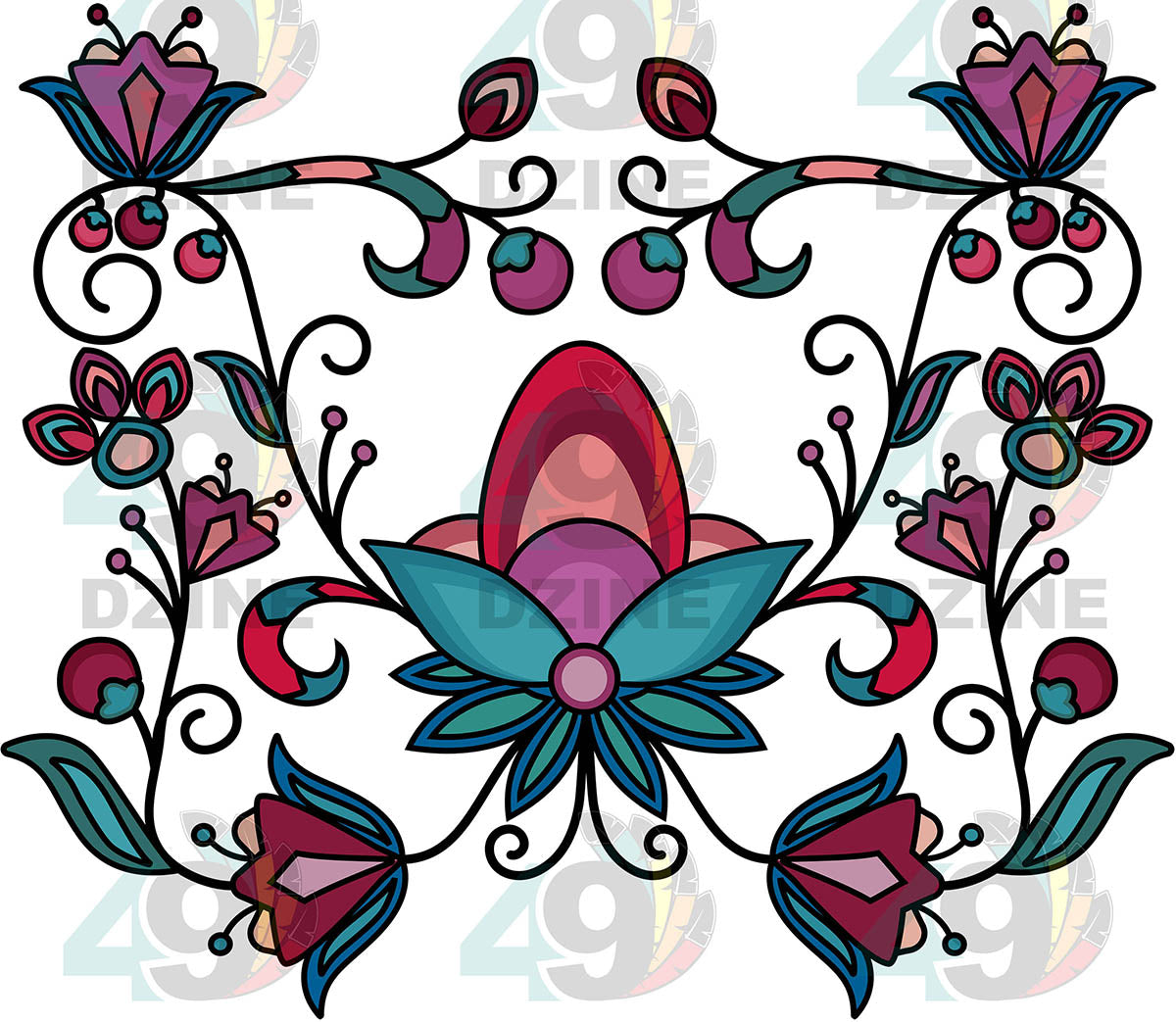 Frosted Petals Various Sizes