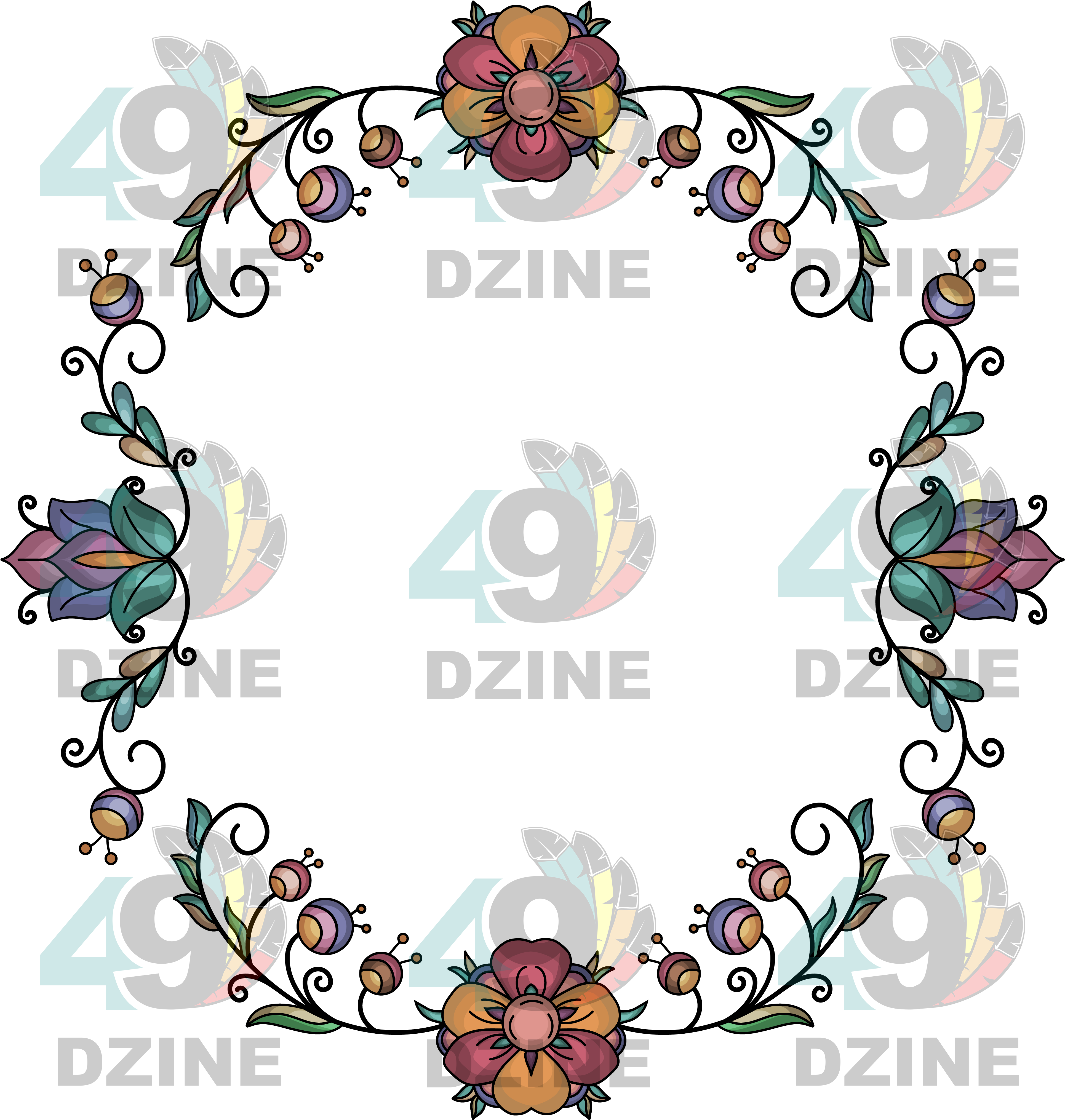 Rust & Ember Flower Song Hat Transfer