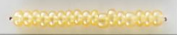Transparent Lustered Seed Beads Size 11/0 - Fresh Cream