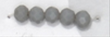 6mm Rondelle Glass Bead - Stone