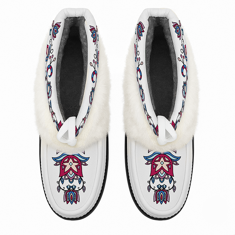 Northern Ember Leather MocLux Ankle with Fur