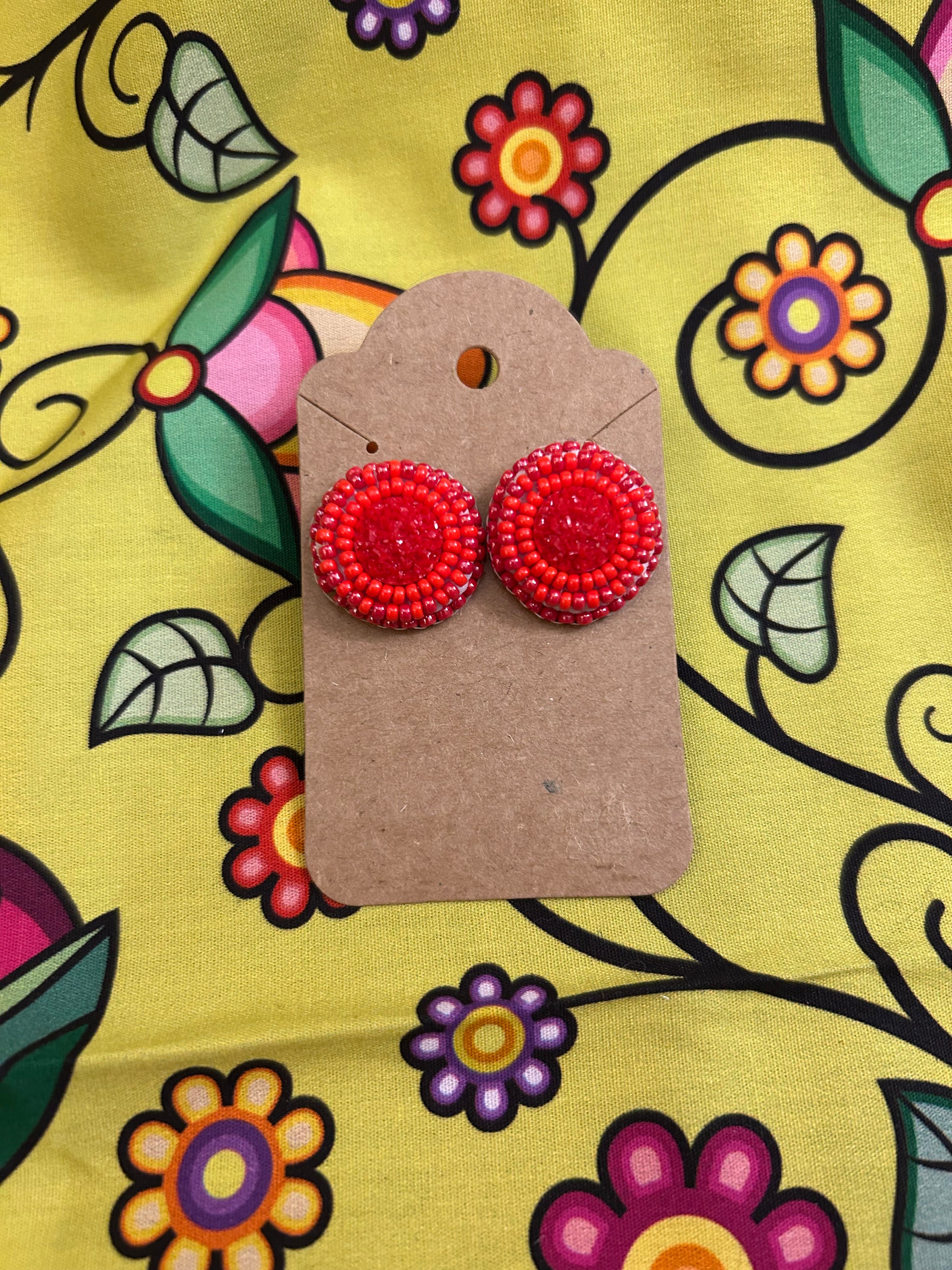 Karin Moen Round Mini Earrings