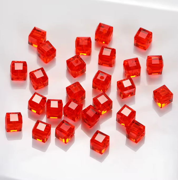 Multi Faceted Square Beads