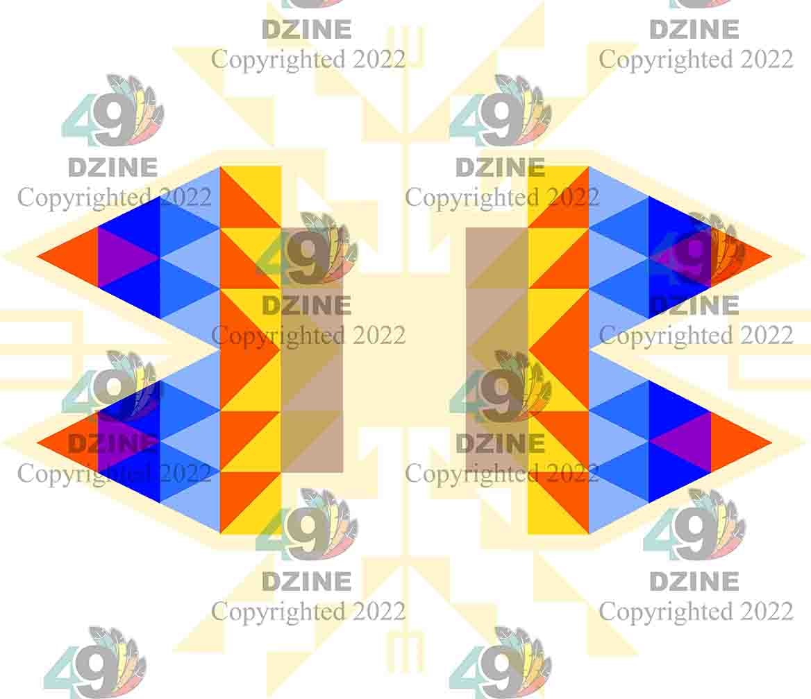 11-inch Geometric Transfer Sacred Trust